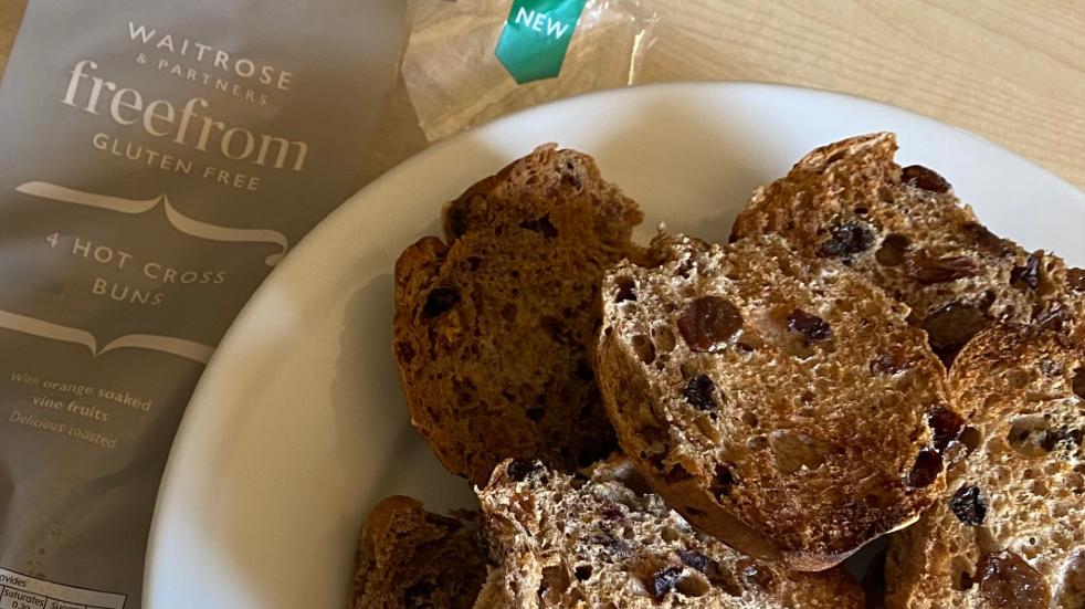 Waitrose Free From hot cross buns